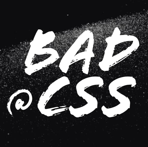 Author: adam.is.bad@css Bad At CSS