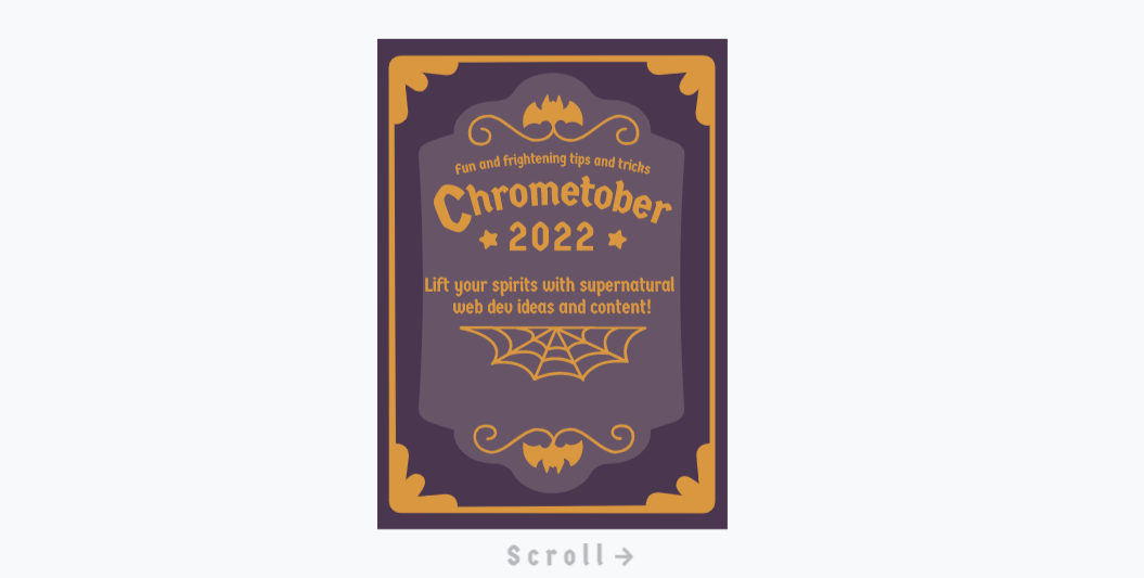 A screenshot of the spooky book cover