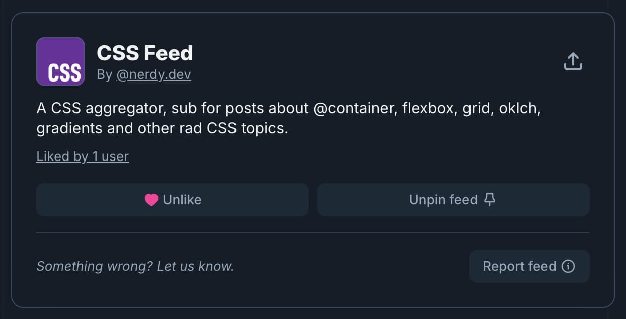 CSS Bluesky Feed