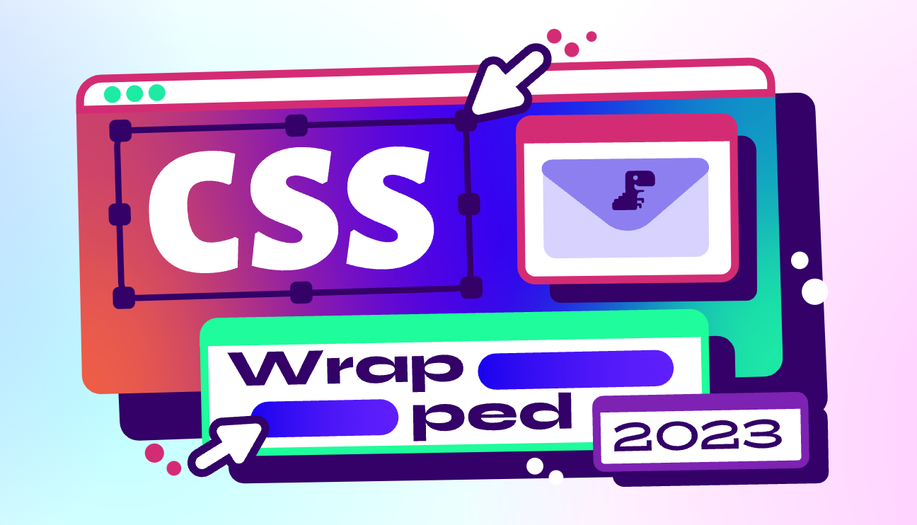 Playful title says CSS Wrapped 2023