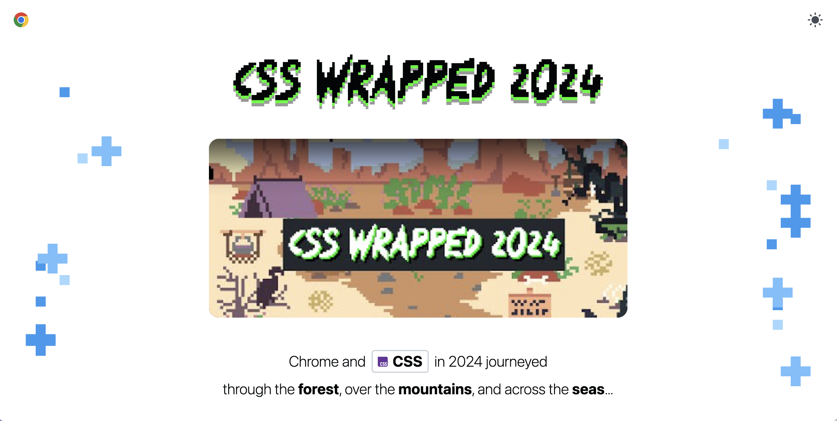 CSS Wrapped homepage screenshot