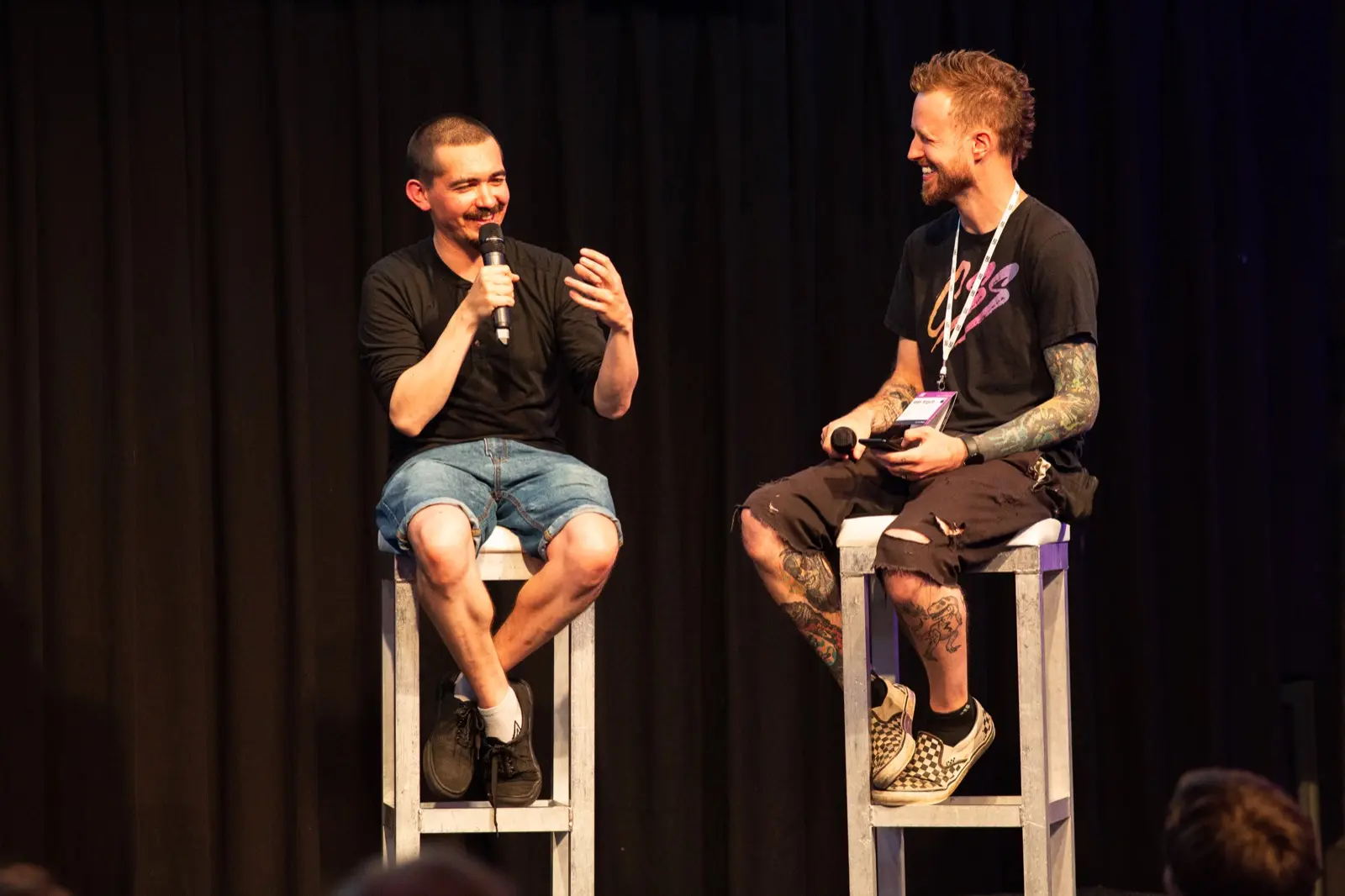 Me with Heydon in the Q&A portion