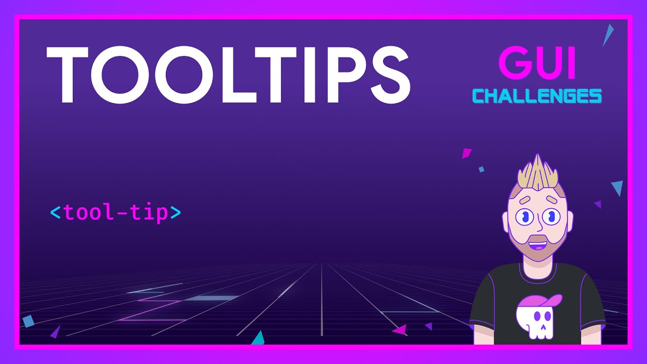 GUI Challenges character next to a some HTML