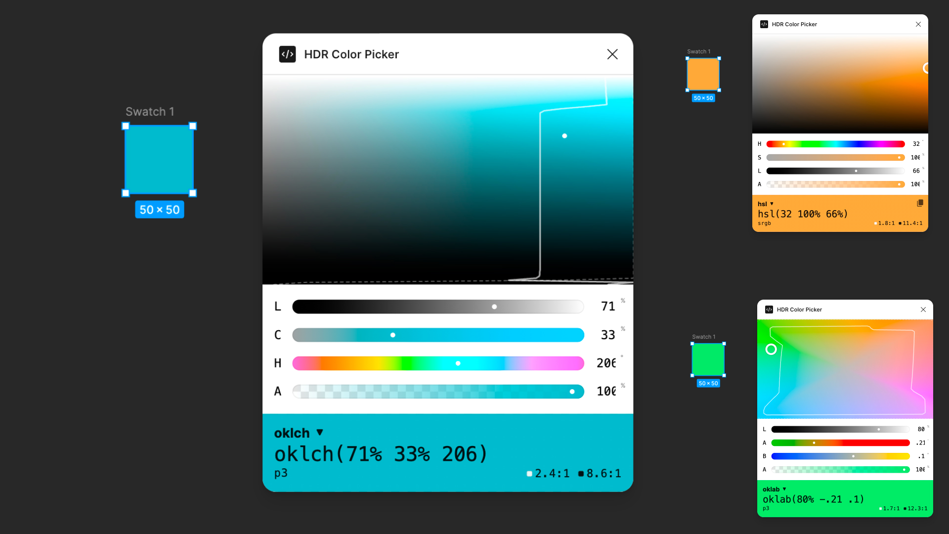 HDR Color Picker for Figma